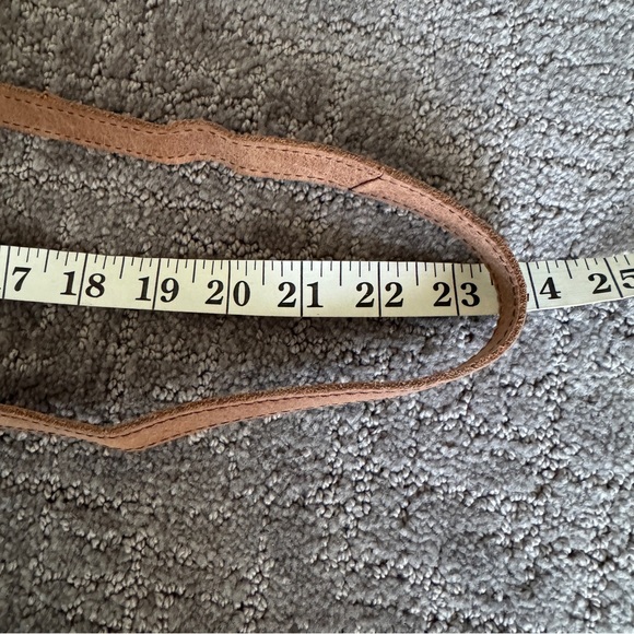 THE SAK Ashland Leather Crossbody Bag Brown Tasseled Zippers Adjustable Strap - Picture 15 of 15